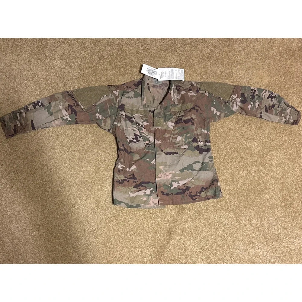 NWT-US Army Jacket Small-Short Camo Perimeter‎ Insect Guard Coat Combat Uniform